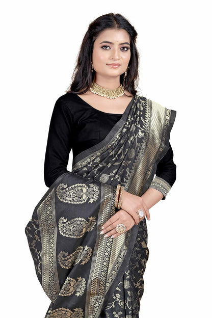 Women's Banarasi Saree Pure Kanjivaram Silk Saree