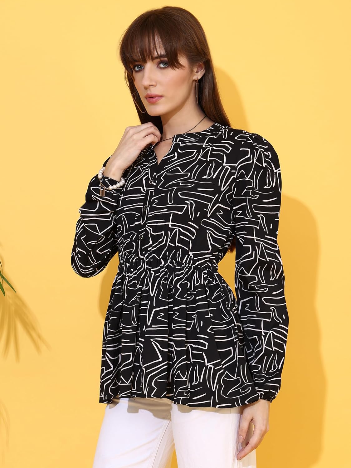 Sheetal Associates Women's Top Shirt Stylish Trendy for Girls | Floral Printed Top | Lightweight Day Comfort