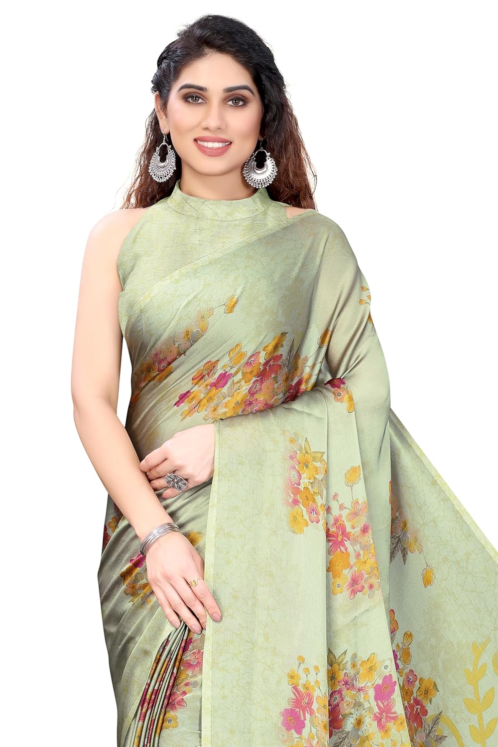 Women's Stylish Saree with Blouse Piece