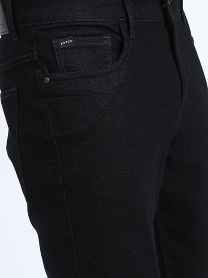 KETCH Men's Slim Fit Mid Rise Jeans (Stretchable)