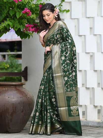 Women's Banarasi Saree Pure Kanjivaram Silk Saree