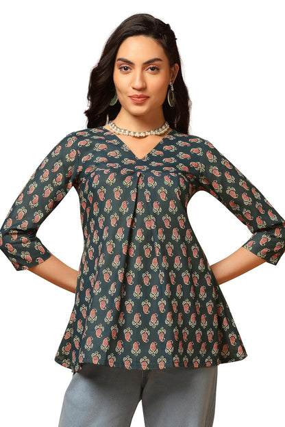 Fashion Dream Women's Cotton Regular Fit Tunic Top