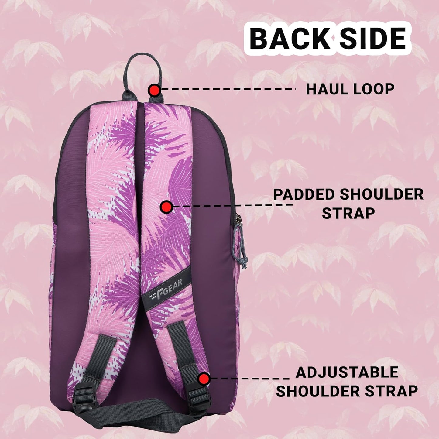 F Gear Ritz 6L Mini Backpack/Trendy Stylish Bag - alphahostel.in