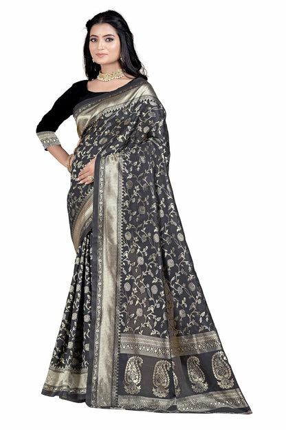 Women's Banarasi Saree Pure Kanjivaram Silk Saree