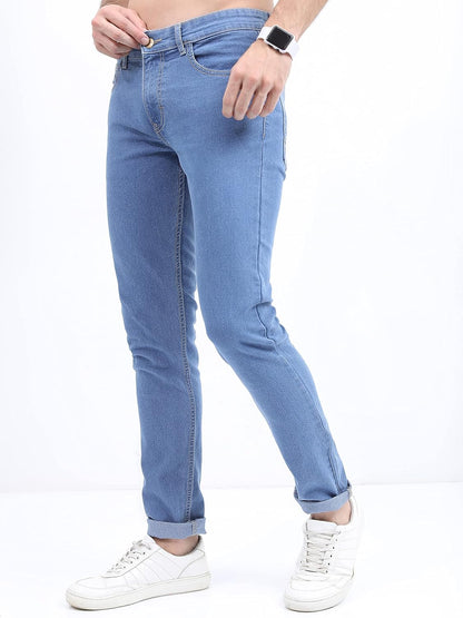KETCH Men's Slim Fit Mid Rise Jeans (Stretchable)