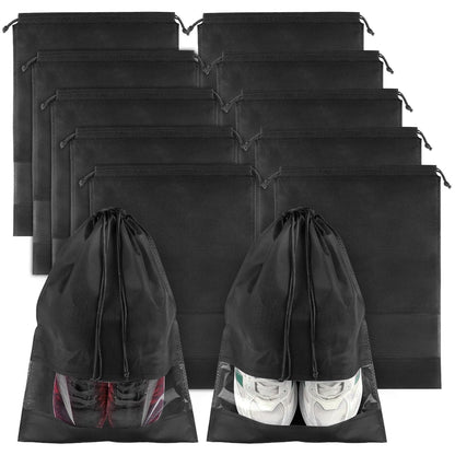 Shoe Bags for Travel, Drawstring Packing Bags, Dustproof