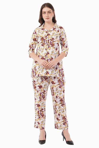 Home Bliss Women's Co-ord Set Pure Cotton
