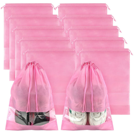 Shoe Bags for Travel, Drawstring Packing Bags, Dustproof