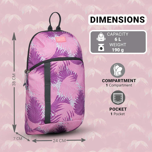 F Gear Ritz 6L Mini Backpack/Trendy Stylish Bag - alphahostel.in