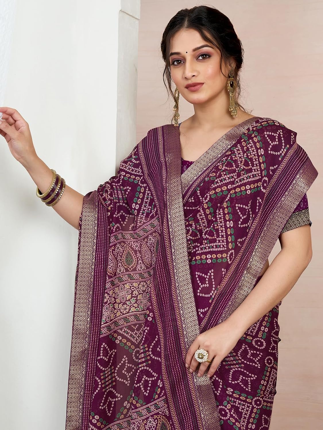 Women's Chiffon Printed Saree