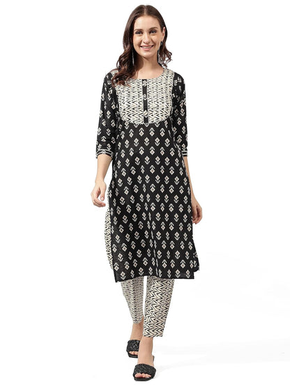 MIRCHI FASHION Women's Cotton Straight Fit Printed