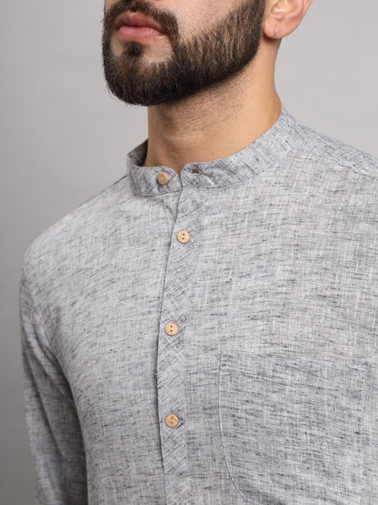 LATEST CHIKAN Men's Cotton Regular Textured