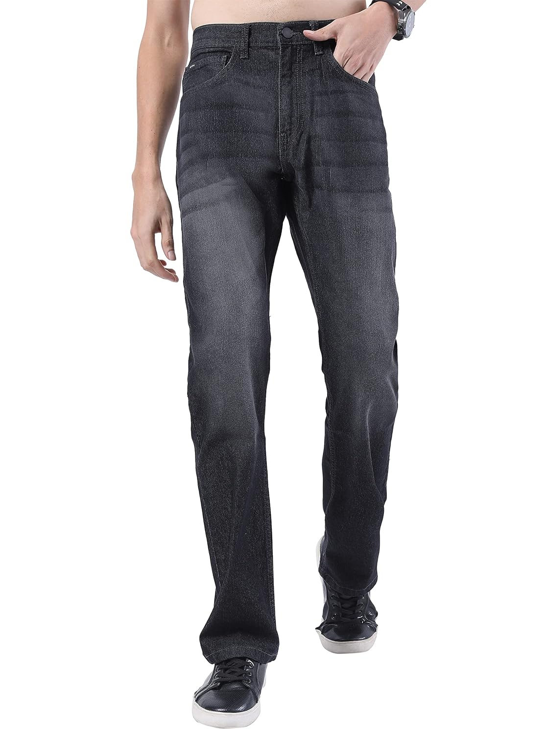 KETCH Men's Stretch Fit Mid Rise Bootcut Mid-Rise