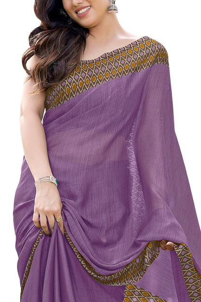Printed Women's Saree with Blouse Piece