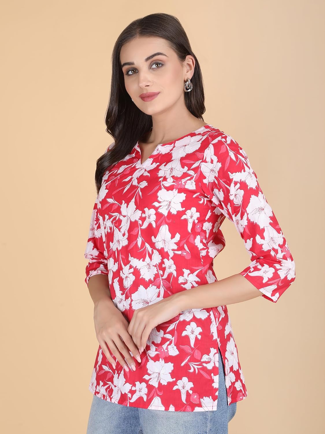 PIDAVLIYA'S Indian Women's Tunics Tops Cotton