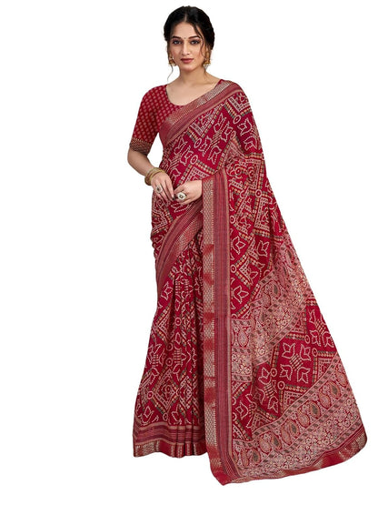 Women's Chiffon Printed Saree