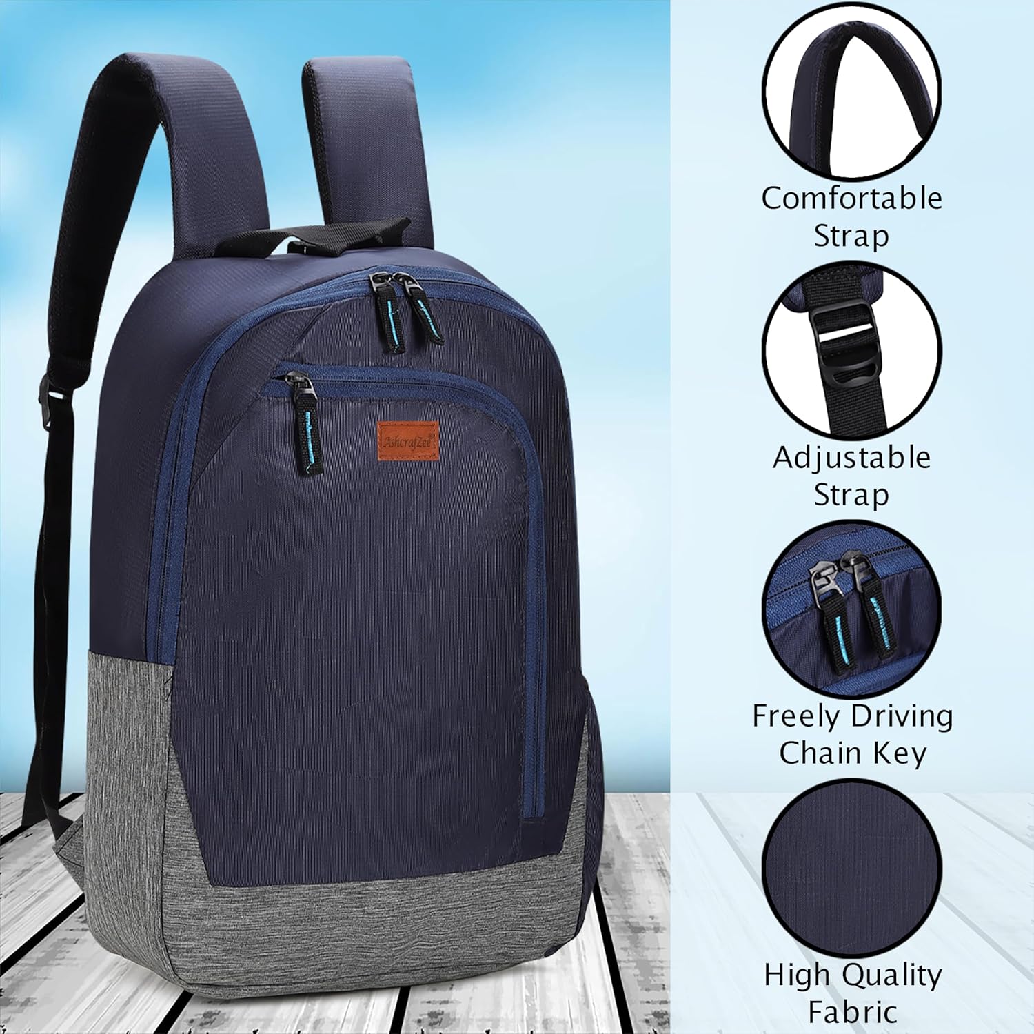 AshcrafZee backpack bag for men| bag | school bag - alphahostel.in