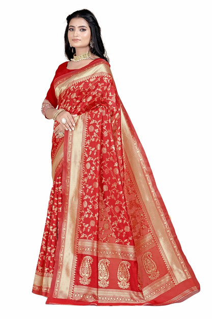 Women's Banarasi Saree Pure Kanjivaram Silk Saree