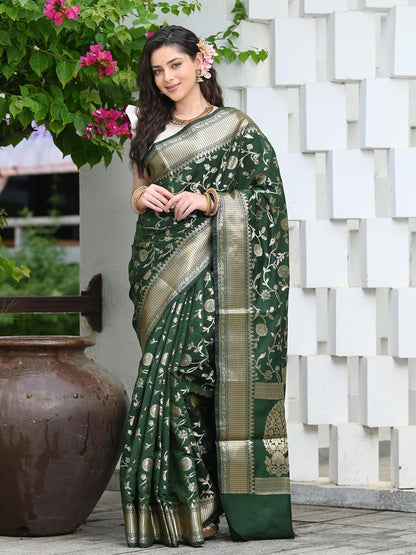Women's Banarasi Saree Pure Kanjivaram Silk Saree