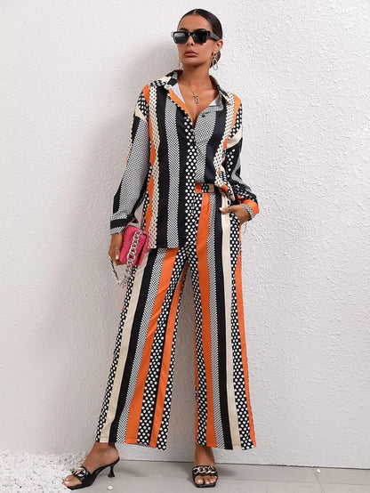 GRECIILOOKS Stylish Co-ord Set for Women – Trendy Summer Travel Outfit | Lightweight 2 Piece for Holiday Look & Puja | Hangouts | Picnic | Vacation Wear | Ethnic | Full Sleeve Women Dress