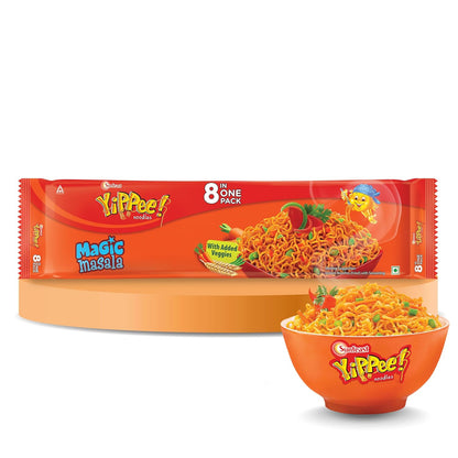 Sunfeast YiPPee! Magic Masala, Instant Noodles 8 in 1 Pack