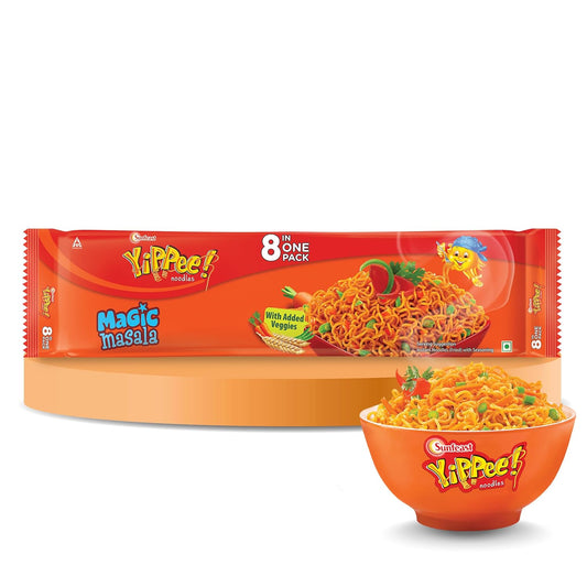 Sunfeast YiPPee! Magic Masala, Instant Noodles 8 in 1 Pack