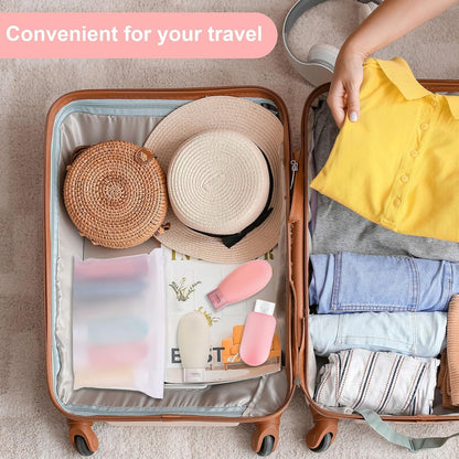 PiyuBind Travel Bottles Set For Toiletries Travel Size