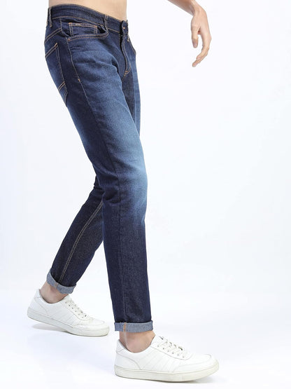 KETCH Men's Slim Fit Mid Rise Jeans (Stretchable)