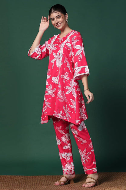 Fashion Dream Cotton Blend Women's Printed Kurta