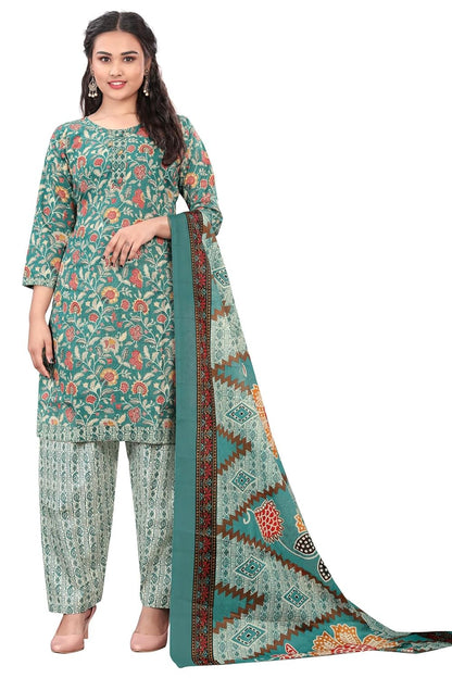 Rajnandini Women Brown Cotton Printed Ready To Wear