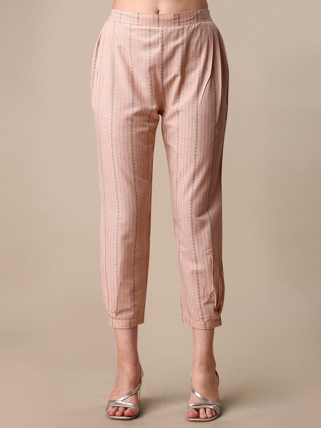 EthnicJunction Women's Cotton Woven Striped Summe