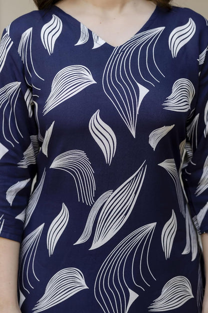 PURSHOTTAM WALA Women Floral Printed Rayon