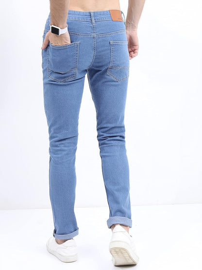 KETCH Men's Slim Fit Mid Rise Jeans (Stretchable)
