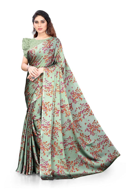 Women's Stylish Saree with Blouse Piece