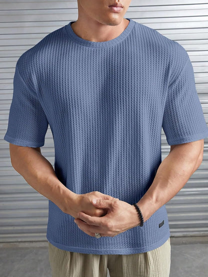 O3e Mens Solid Dotted Unique Design Oversized