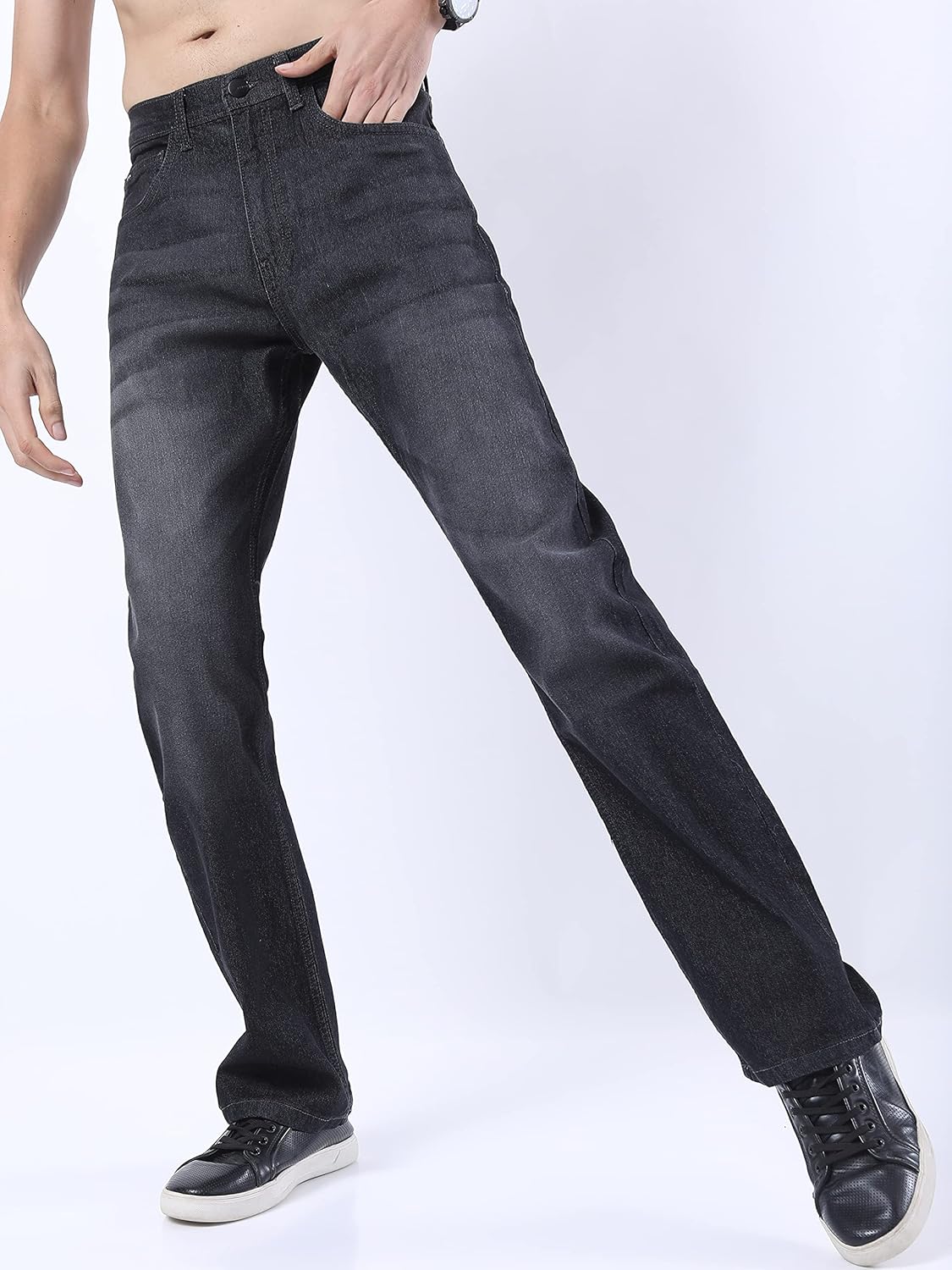KETCH Men's Stretch Fit Mid Rise Bootcut Mid-Rise