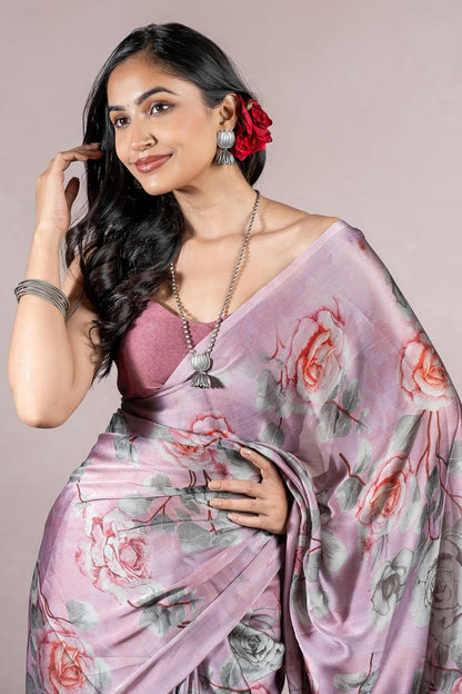 Women's Stylish Saree with Blouse Piece