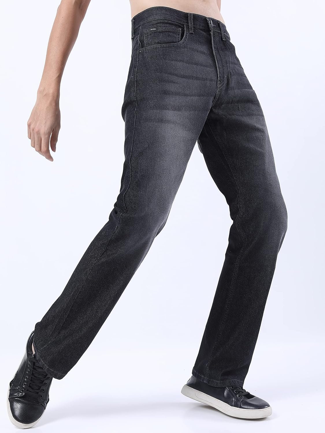 KETCH Men's Stretch Fit Mid Rise Bootcut Mid-Rise