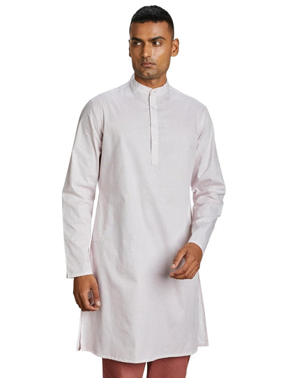 Symbol Men's Cotton Printed Long Kurta