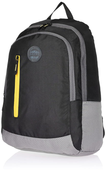 Gear Navy Blue and Green Casual Backpack