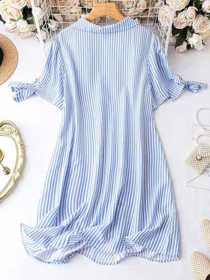 Leriya Fashion Women's Shirt Dress Knee Length Dress | Loose Fit | Button-Down | | 3/4 Sleeve | Summer Wear | Available in (Pack of 2 | Value Pack)