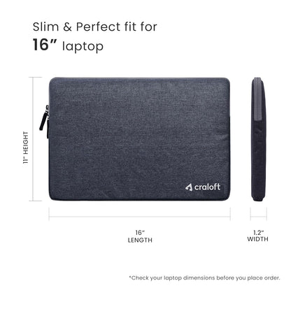 Craloft Laptop Sleeve Cover Bag for 16 Inch