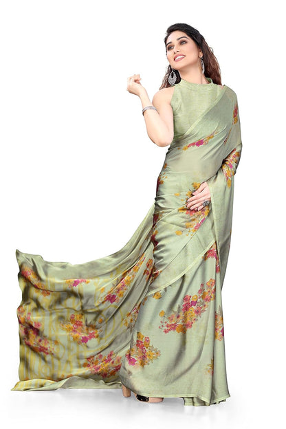 Women's Stylish Saree with Blouse Piece