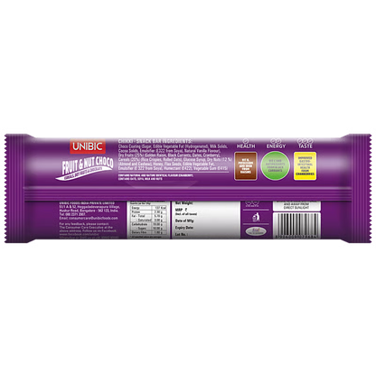 Unibic Snack Bar, Fruit & Nut, Choco, 30 G