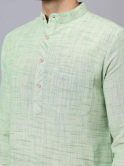 LATEST CHIKAN Men's Cotton Regular Kurta