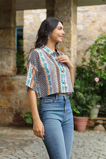 GRECIILOOKS Oversized Shirt for Women – Korean Casual Short Sleeve Loose Fit Top | Plus Size Summer Wear for Girls & Women