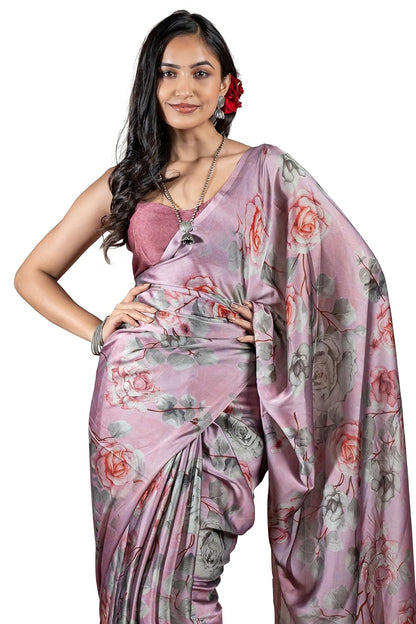 Women's Stylish Saree with Blouse Piece