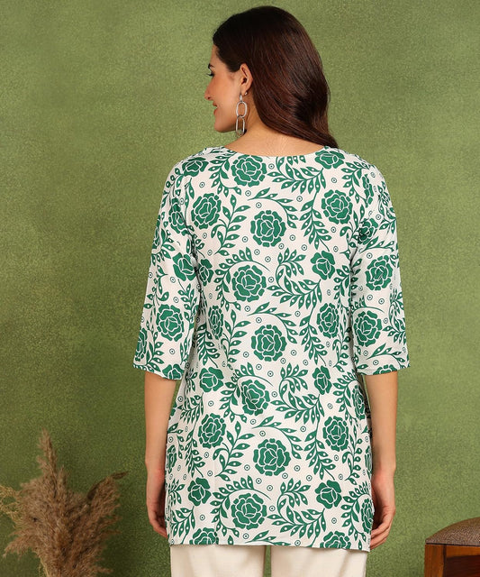 DSK Studio Women's & Girls' Poly Rayon Short Kurti