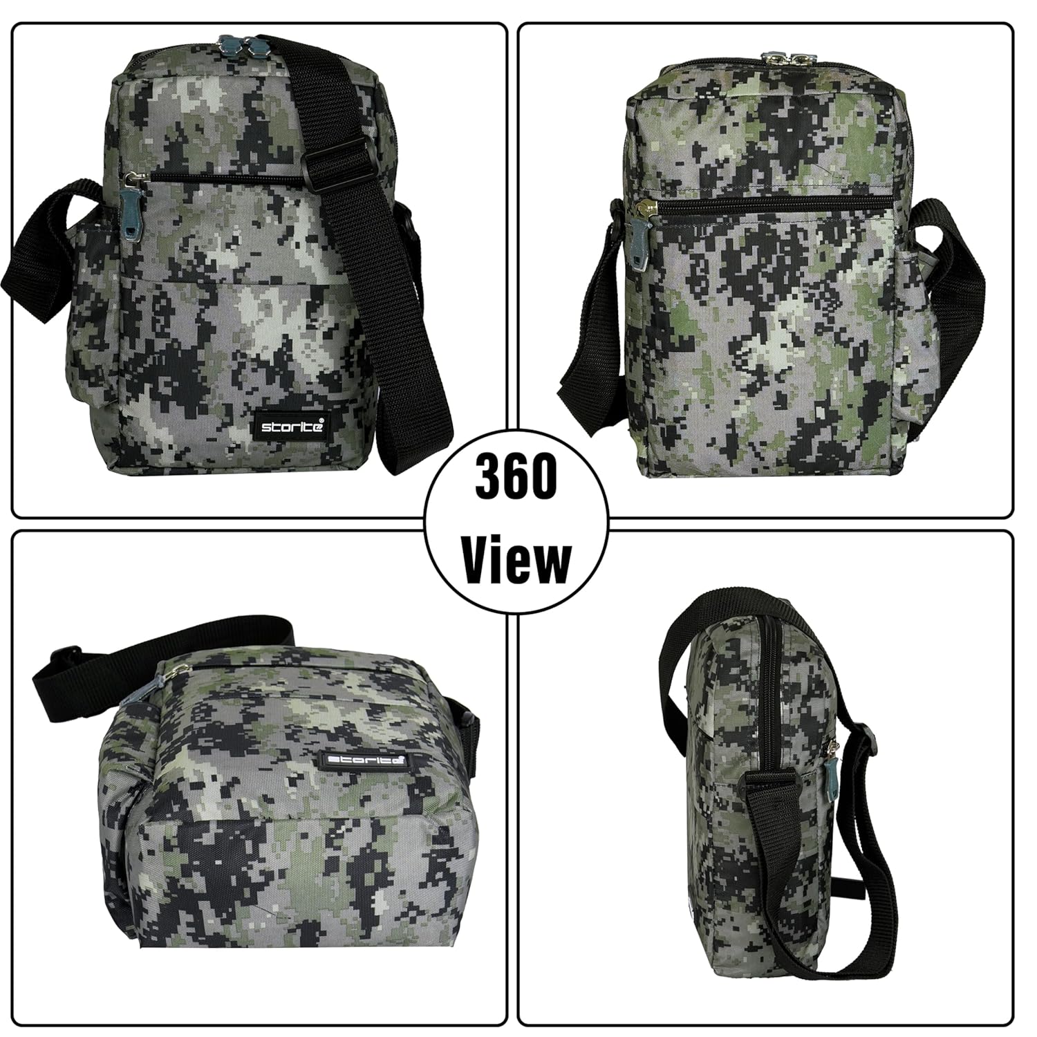 Storite Stylish Padded Mini Sling Bag for Men - alphahostel.in