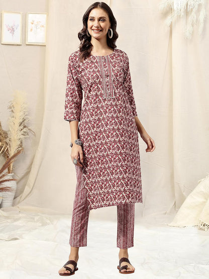 MIRCHI FASHION Women's Cotton Straight Fit Printed